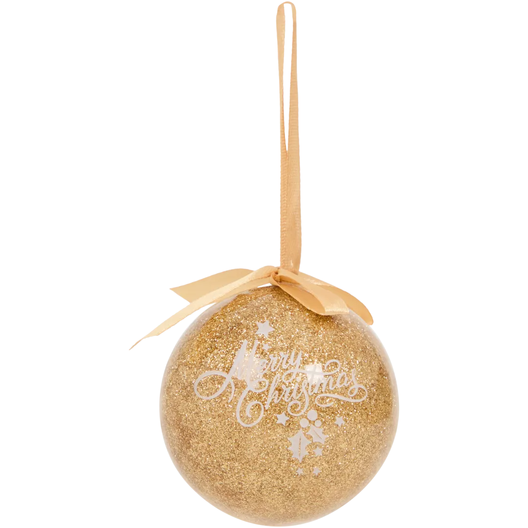 Glitter kerstbal