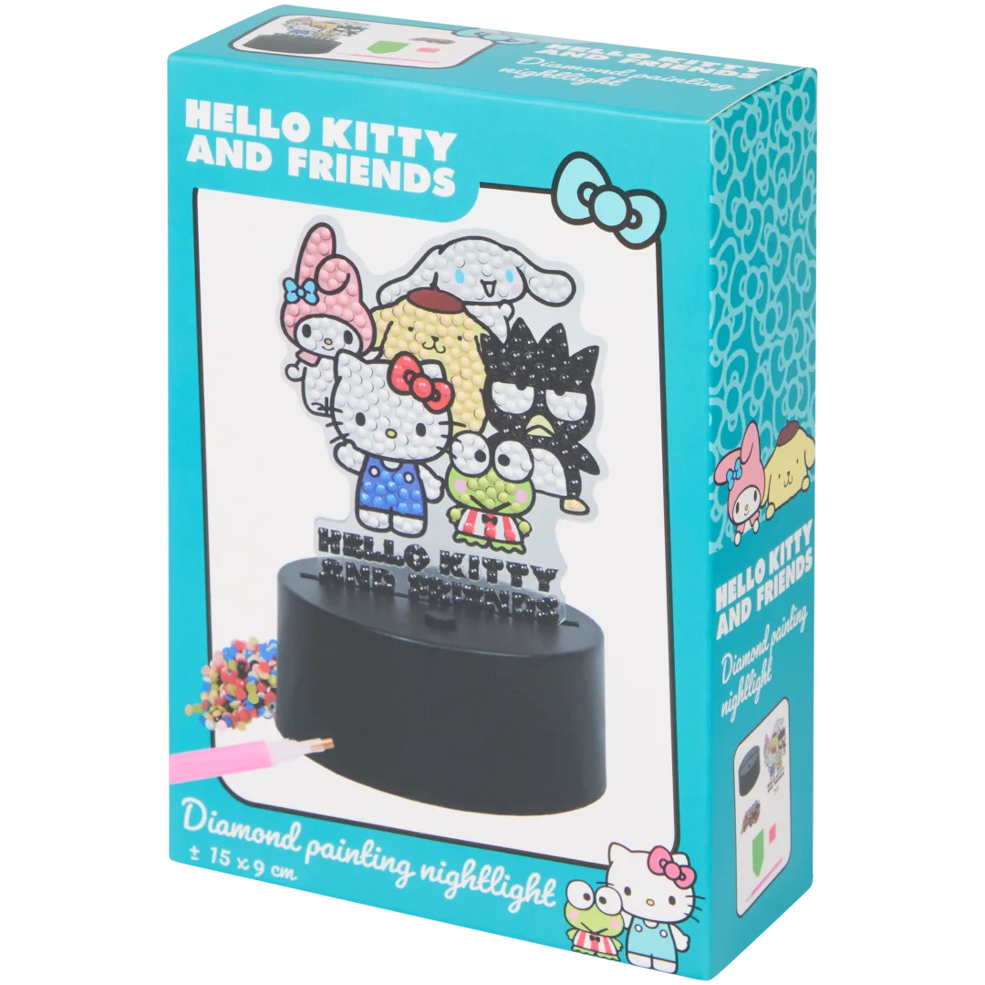 Nočná lampa s diamantovým maľovaním 6