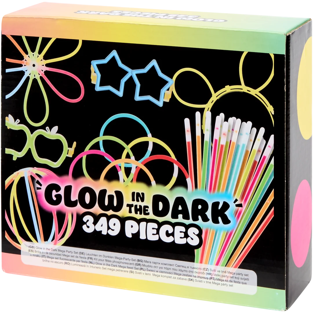 Glow in the dark feestpakket