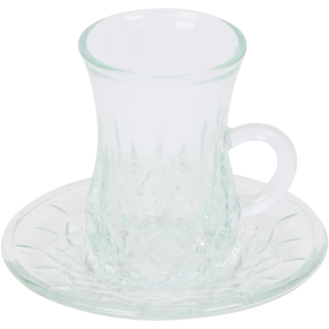 TMC Home theeglas met schoteltje 1