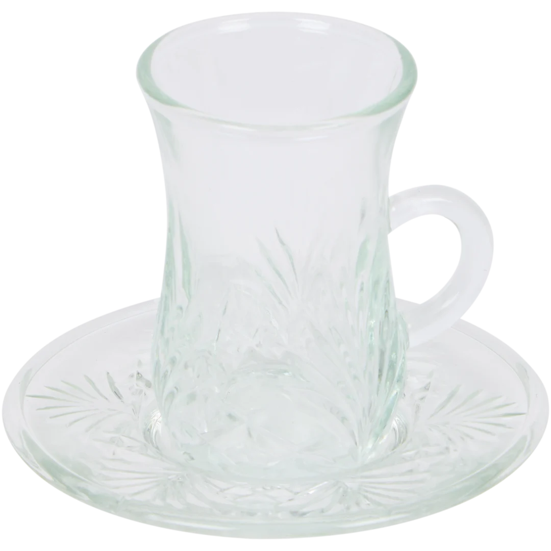 TMC Home theeglas met schoteltje 3