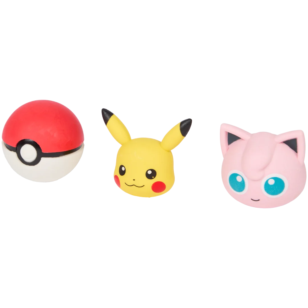 Pokémon 3D gummen of potloodtoppers 1