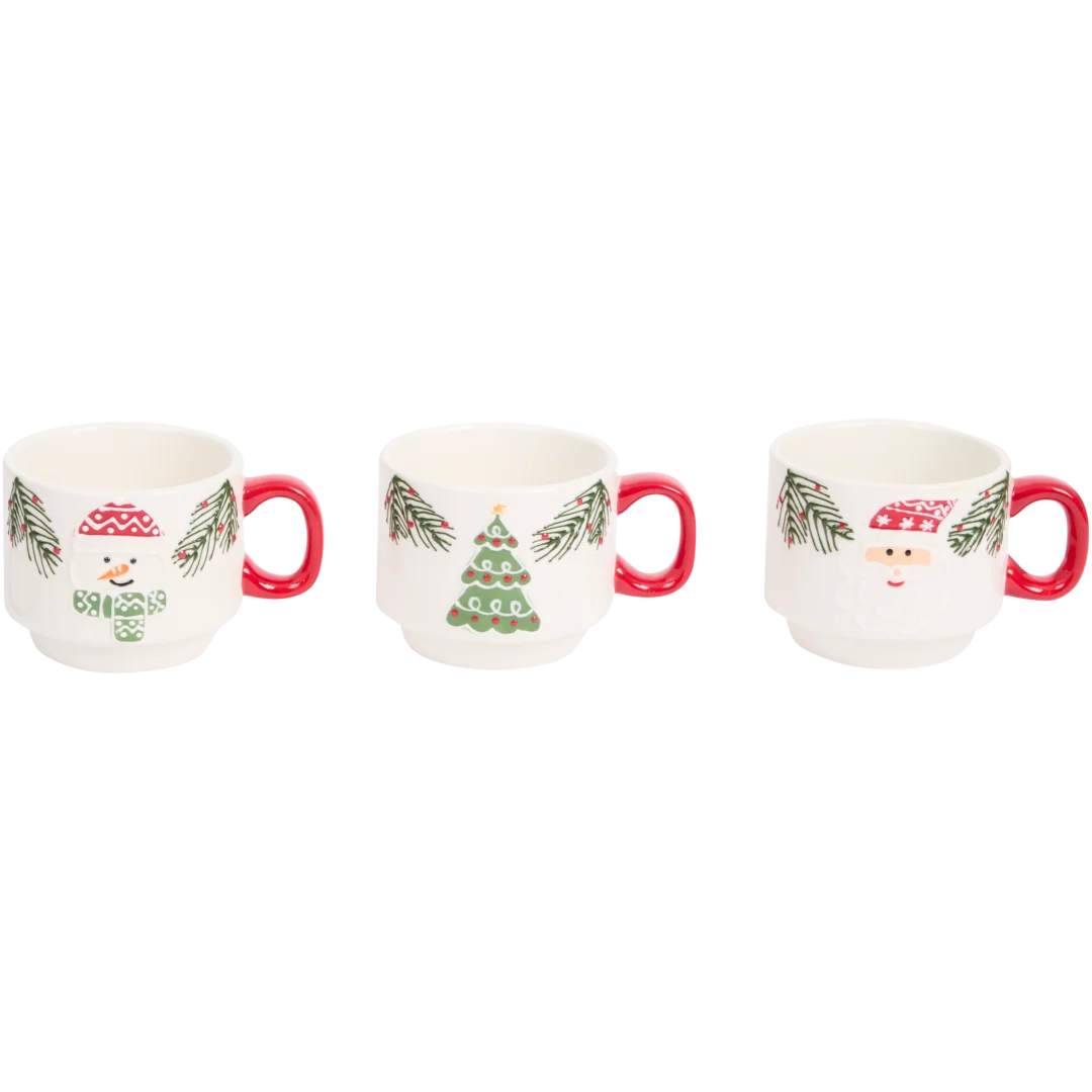Kubki świąteczne z uchwytem