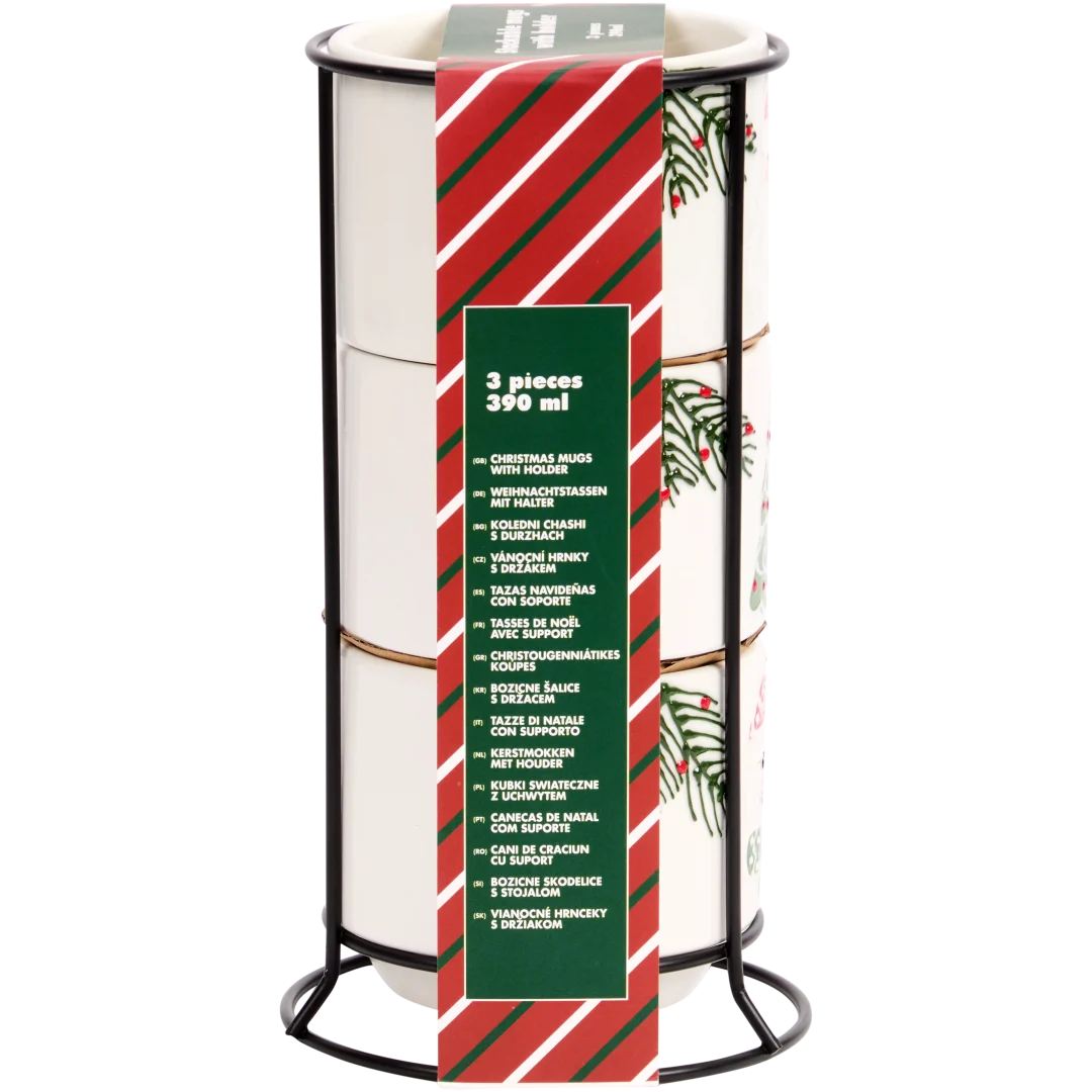 Kubki świąteczne z uchwytem