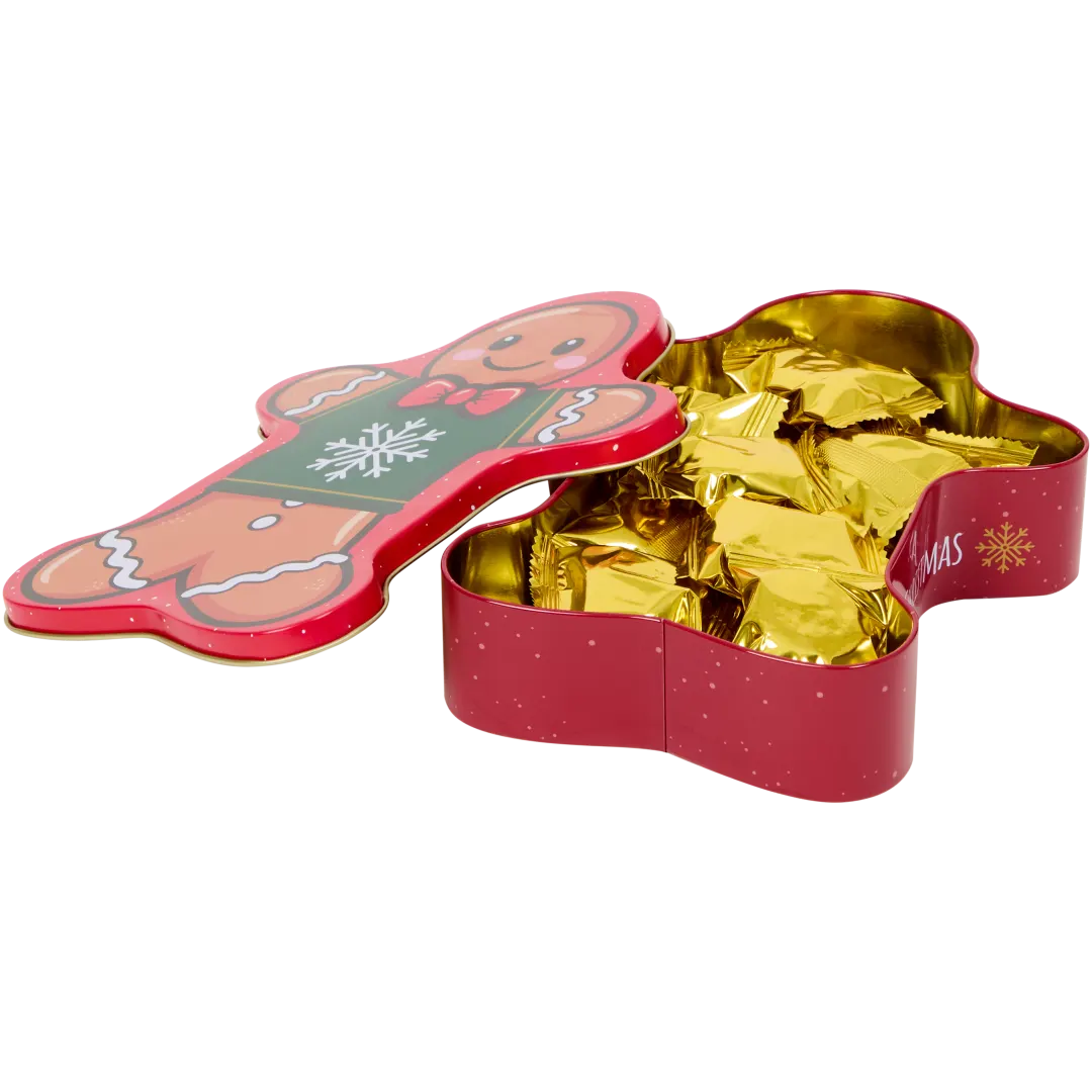 Biscuits dans boîte de Noël