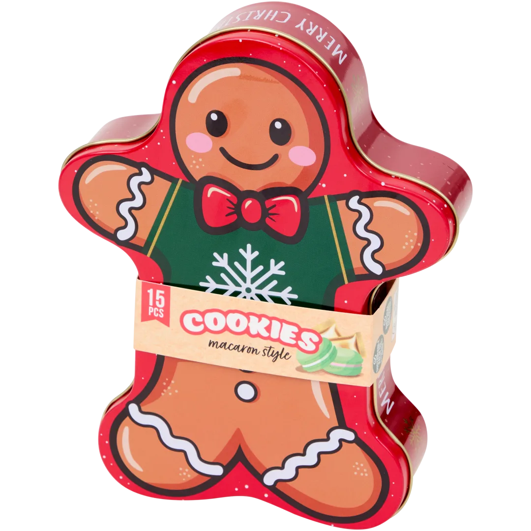 Biscuits dans boîte de Noël