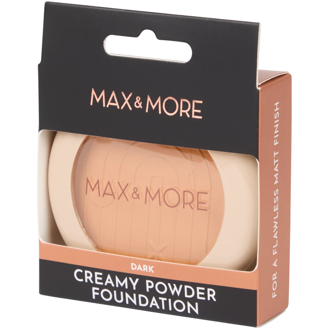Max & More poeder foundation met spons