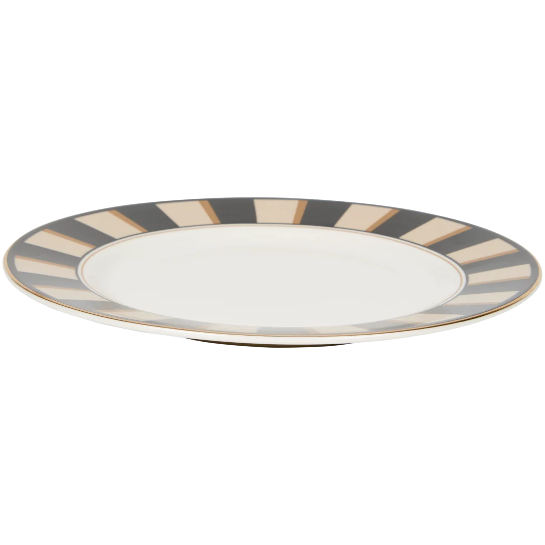 Frühstücksteller aus Porzellan Sable