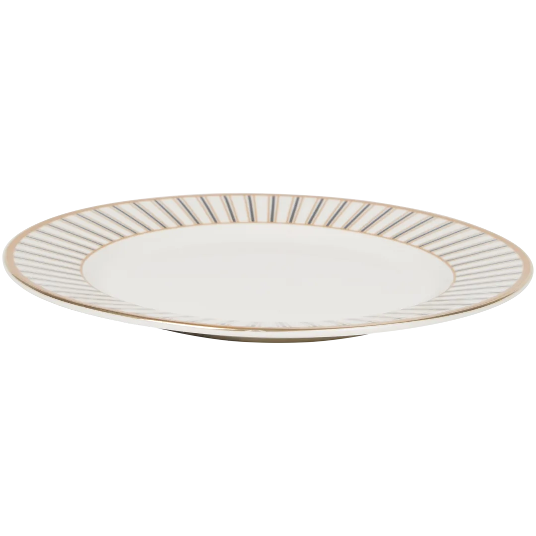 Frühstücksteller aus Porzellan Sable