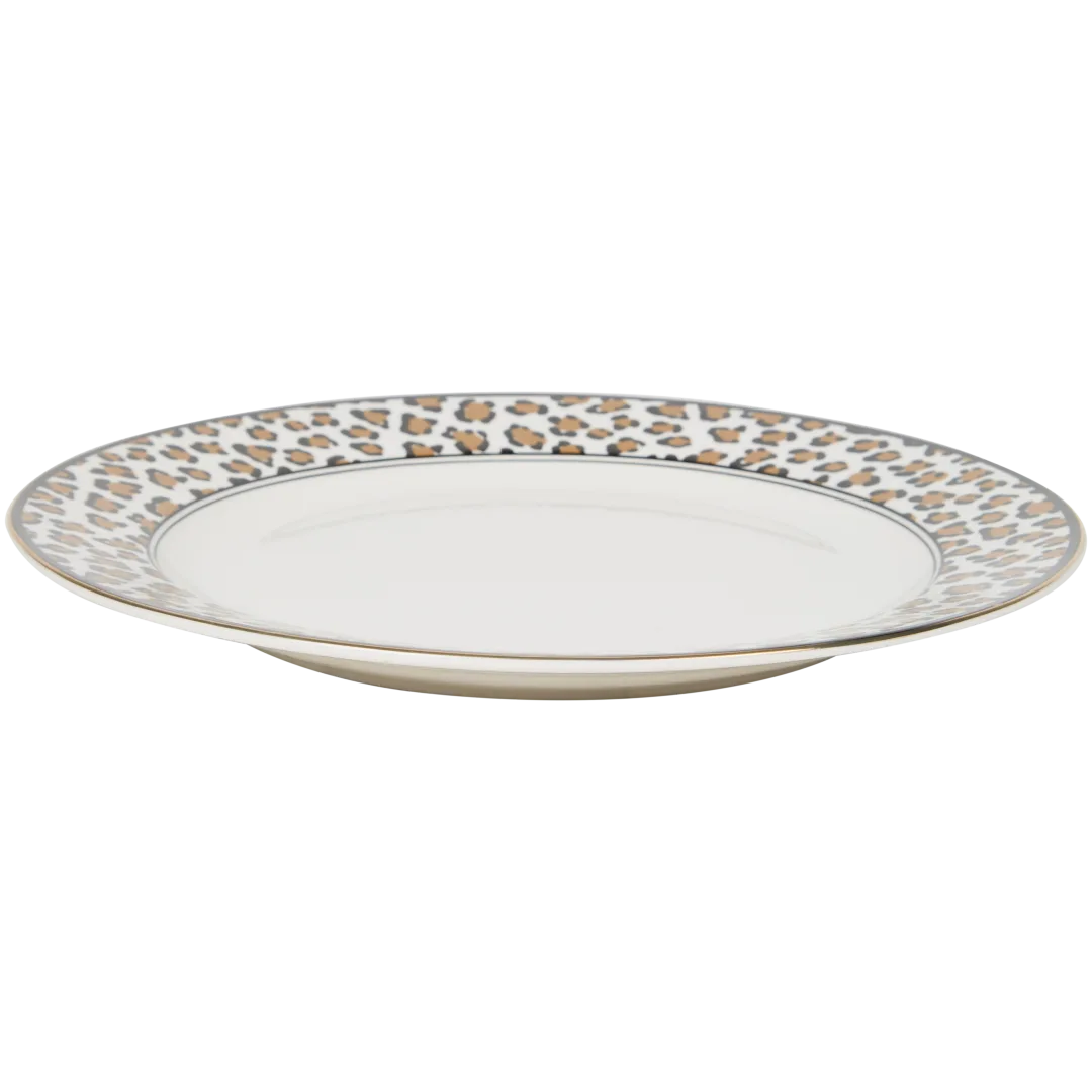 Speiseteller aus Porzellan Sable