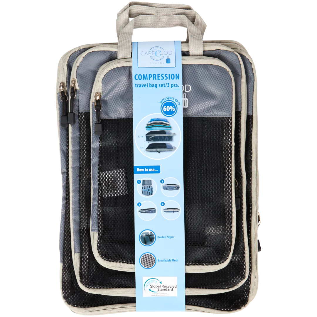 Set organizer valigia a compressione 3