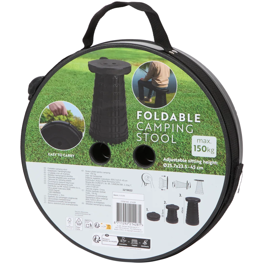 Sgabello telescopico portatile 2