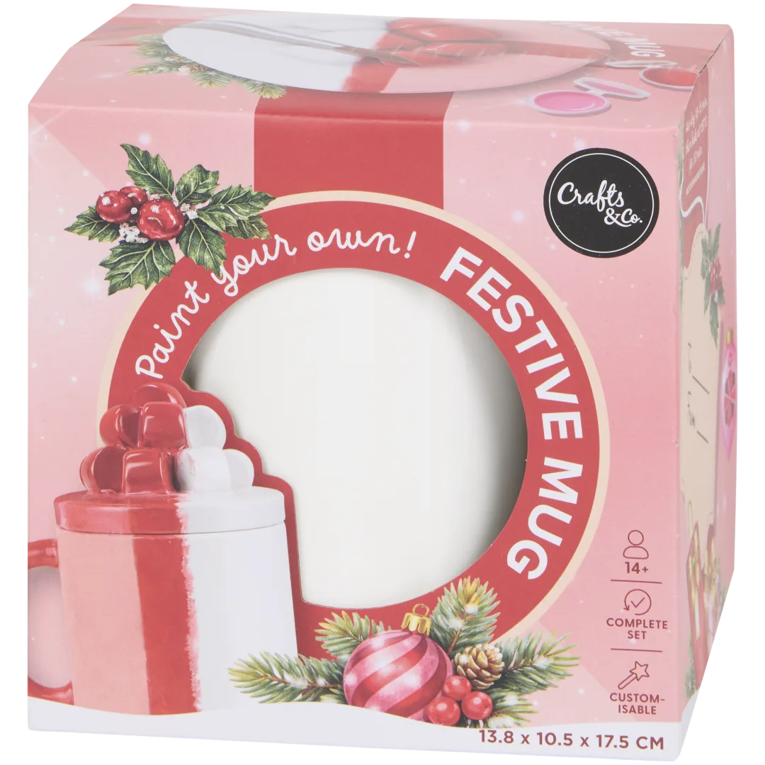 Dipingi la tua tazza di Natale Crafts & Co