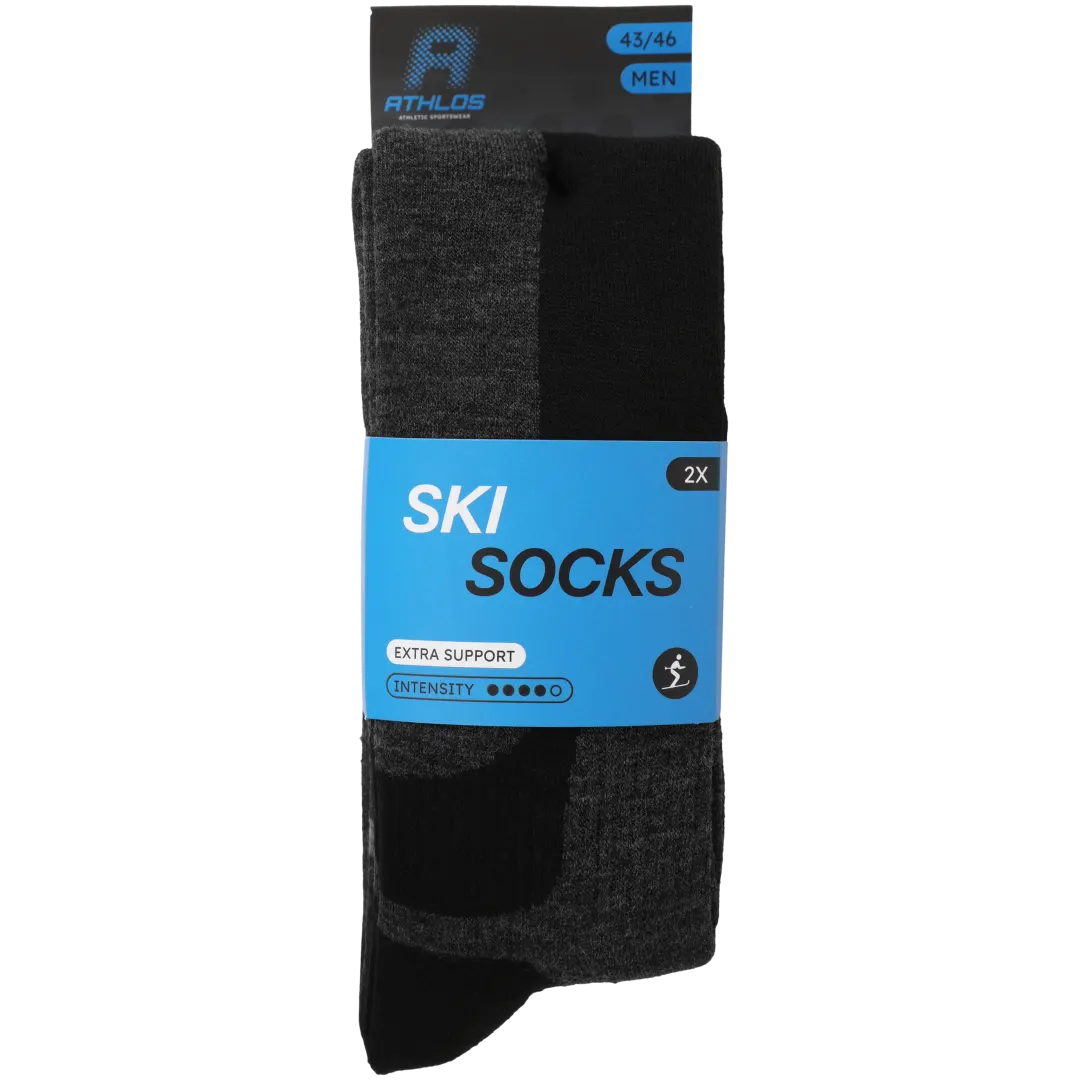 Chaussettes de ski pour homme avec laine