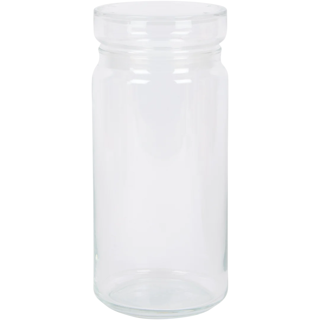 Glazen voorraadpot 1