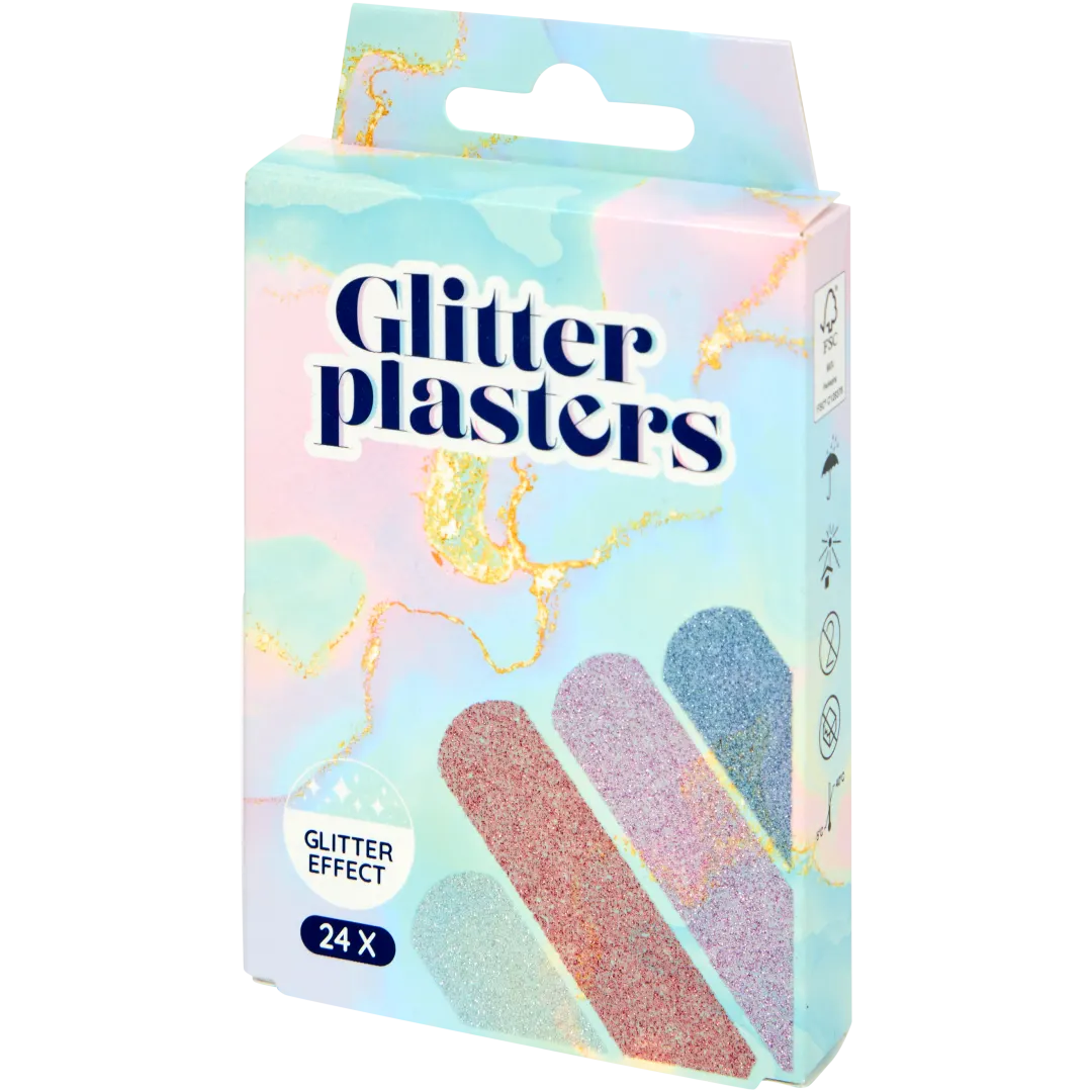 Plastry brokatowe