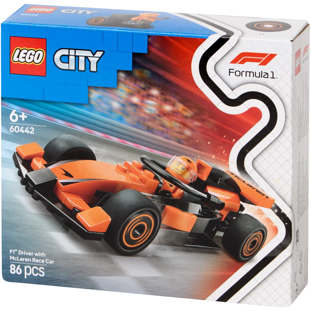 Voiture de course McLaren avec pilote de F1 LEGO City 1