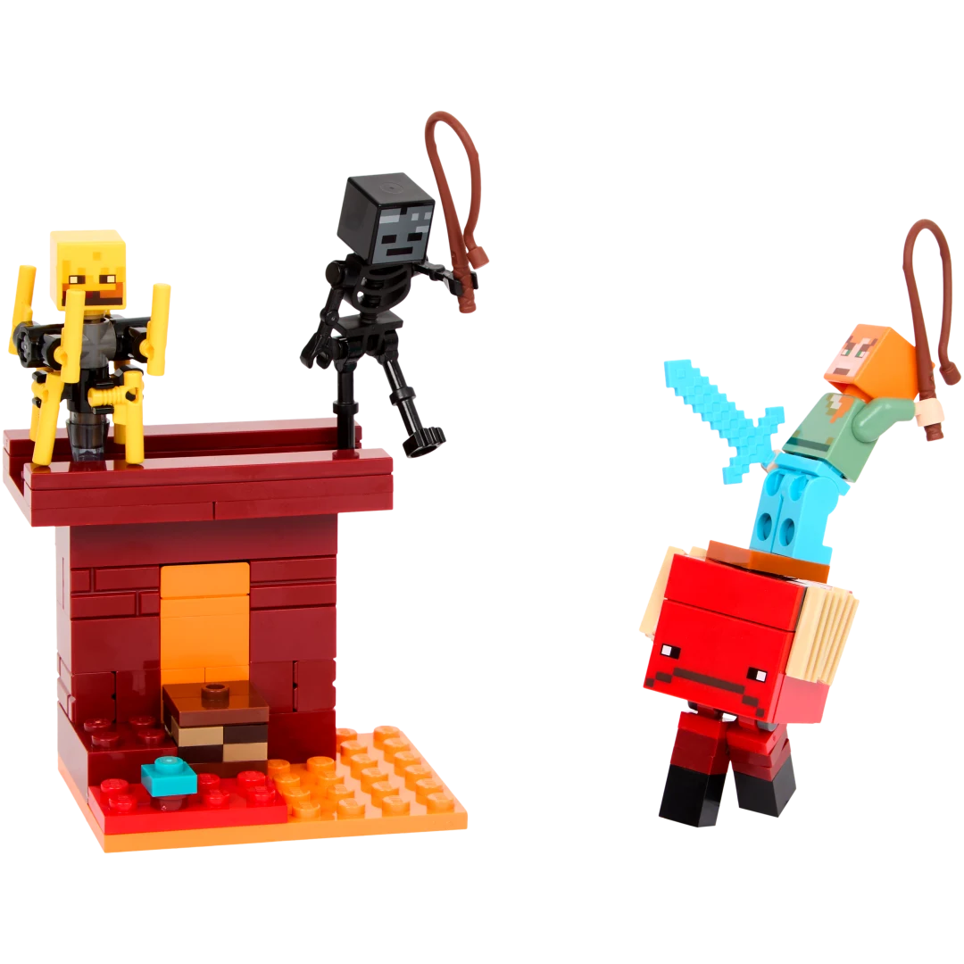 Războiul lavei în Nether LEGO Minecraft