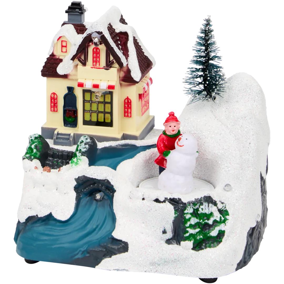 Weihnachtshaus mit LED-Beleuchtung 5