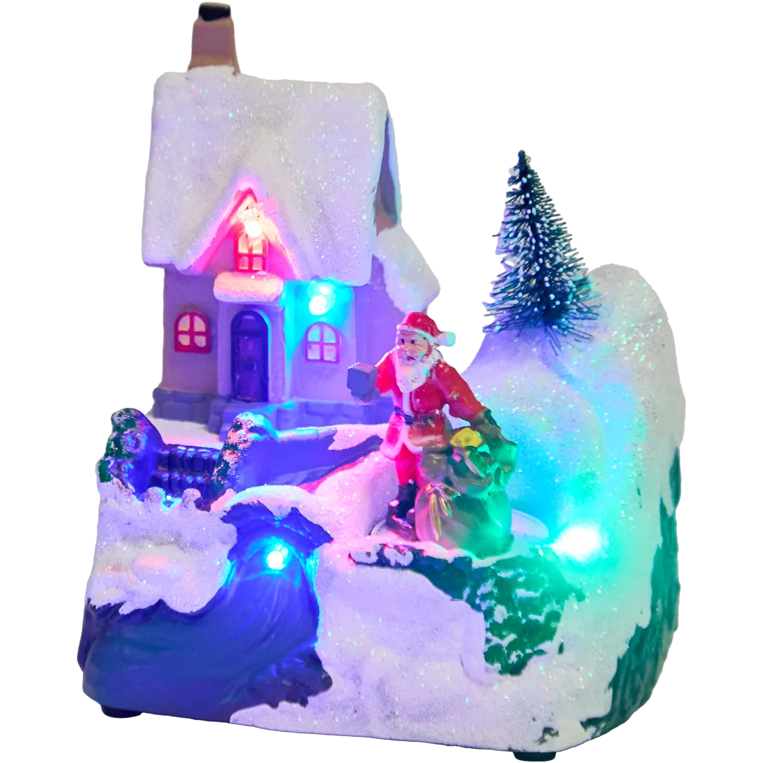 Weihnachtshaus mit LED-Beleuchtung 2