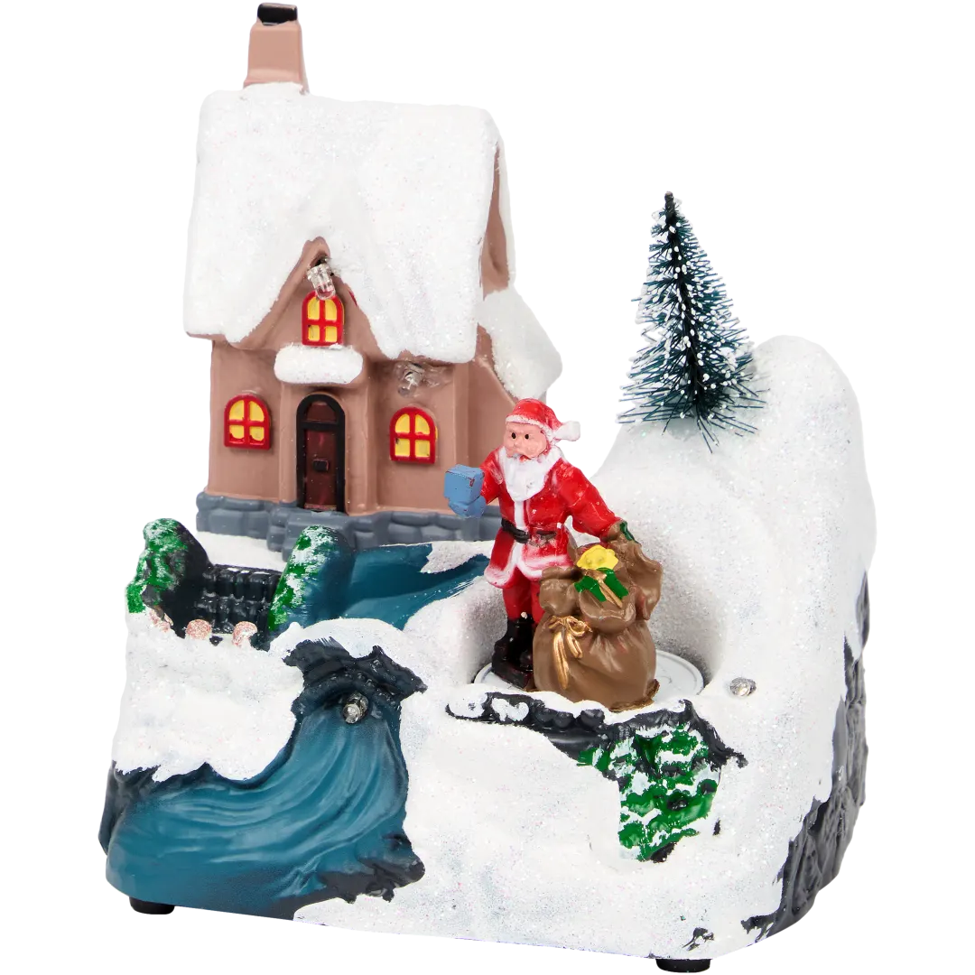 Weihnachtshaus mit LED-Beleuchtung 1