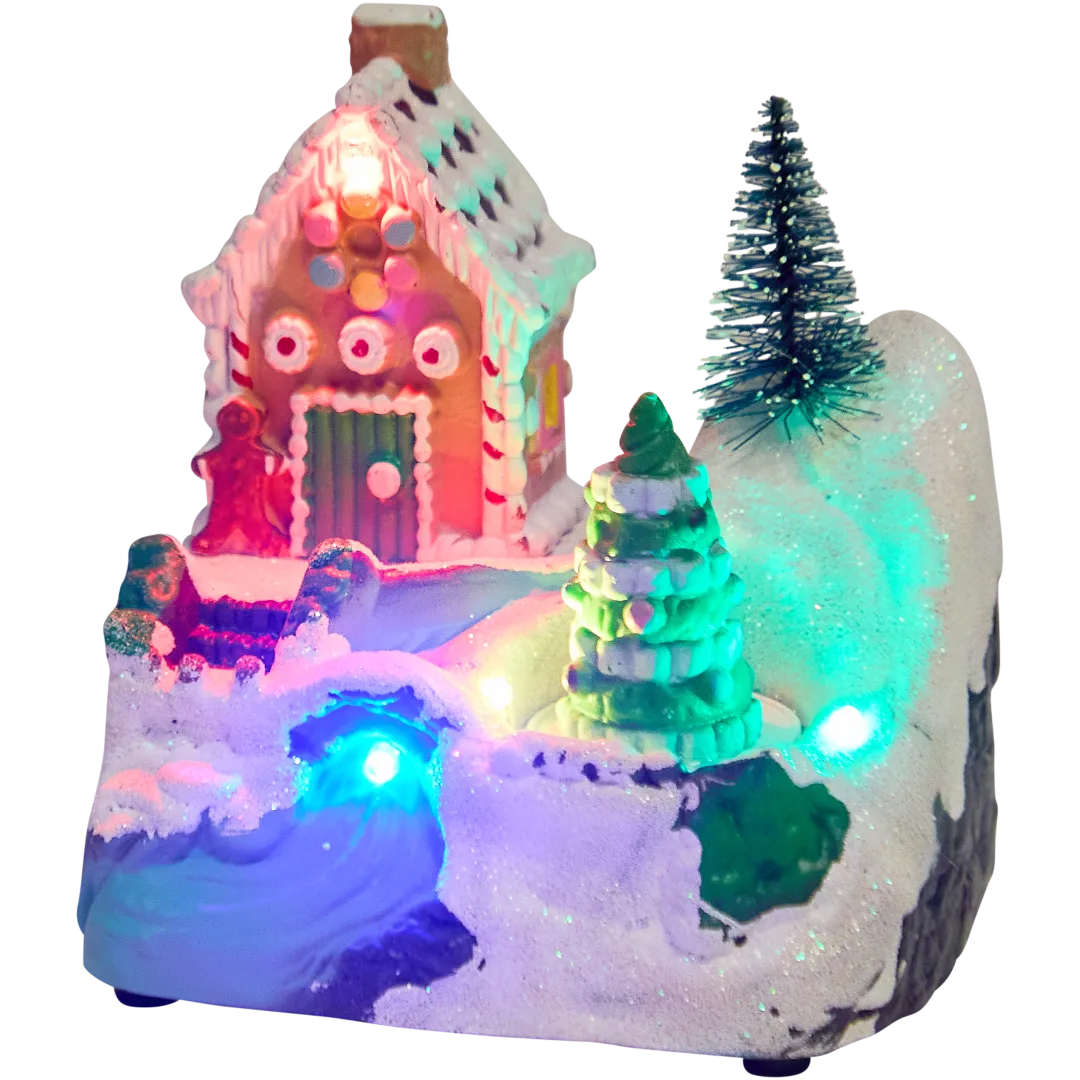 Weihnachtshaus mit LED-Beleuchtung 4