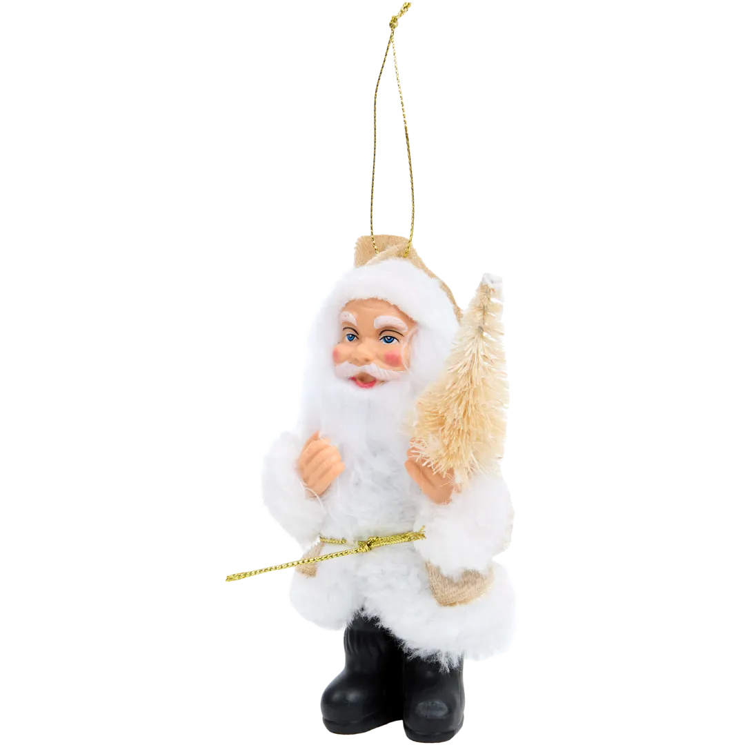 Decorațiune Moș Crăciun cu agățătoare