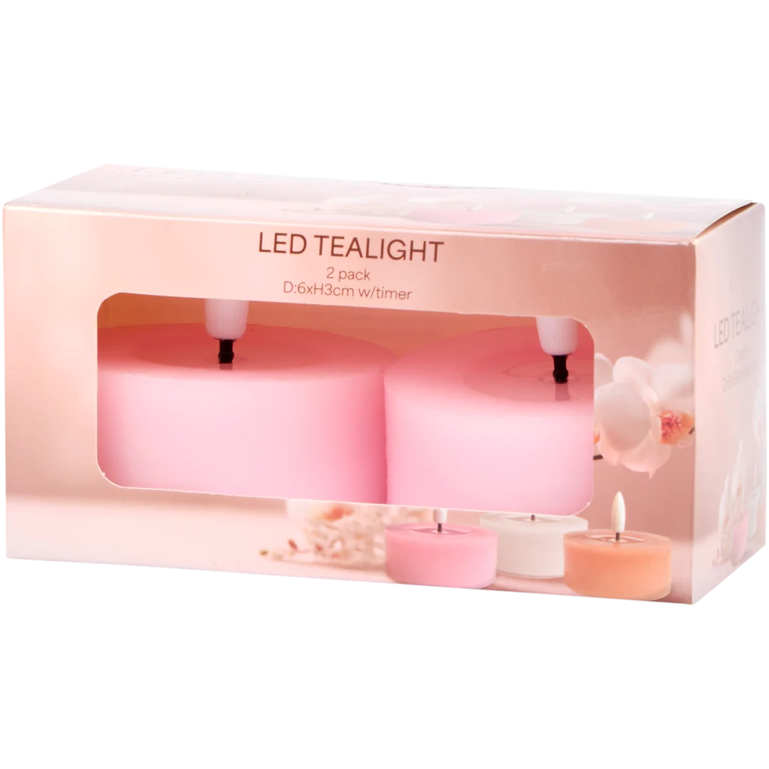 Bougies chauffe-plat LED 4