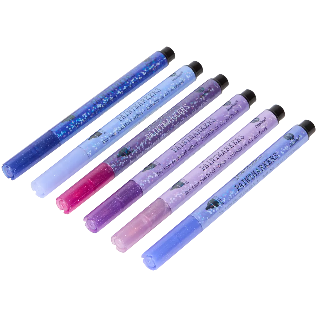 DécoTime iriserende verfmarkers 1