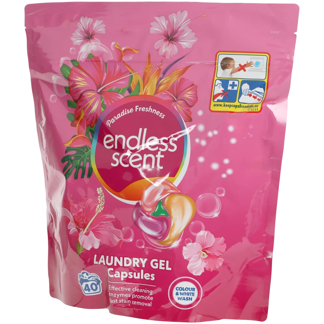 Cápsulas de lavado Endless Scent Paradise Freshness Colour & White