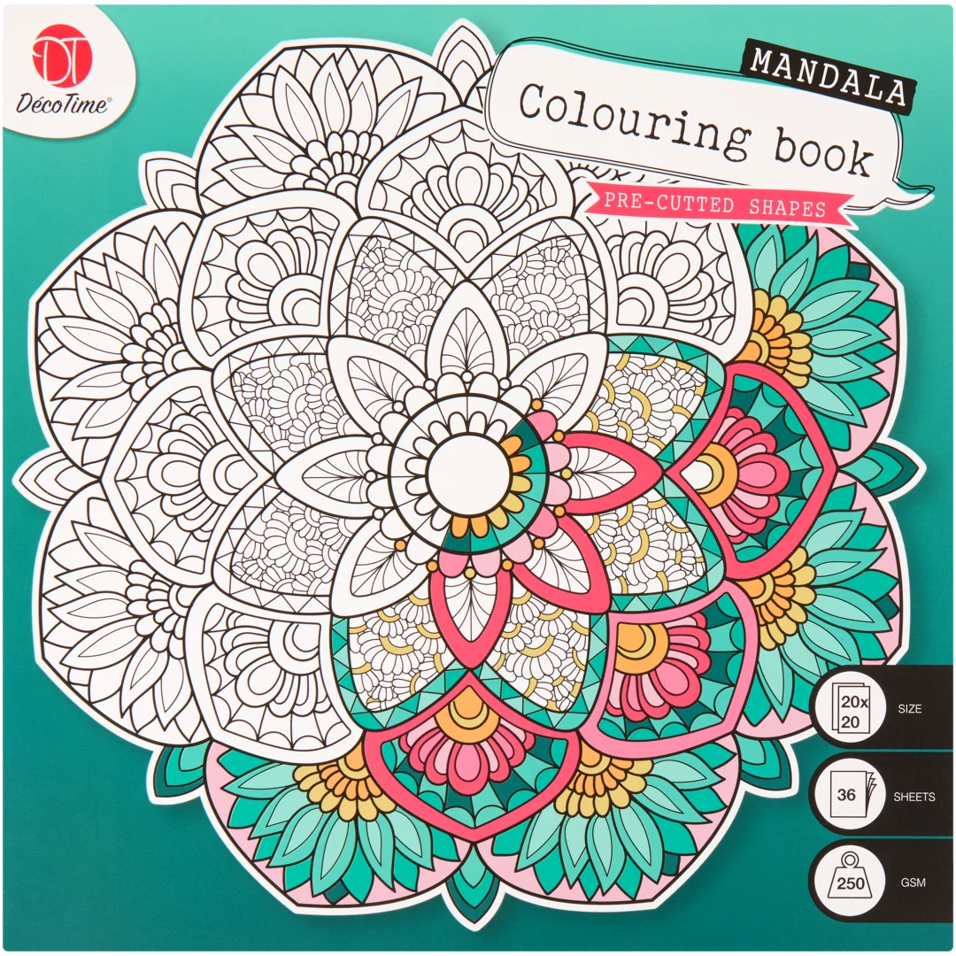 Libro da colorare Mandala DécoTime 3