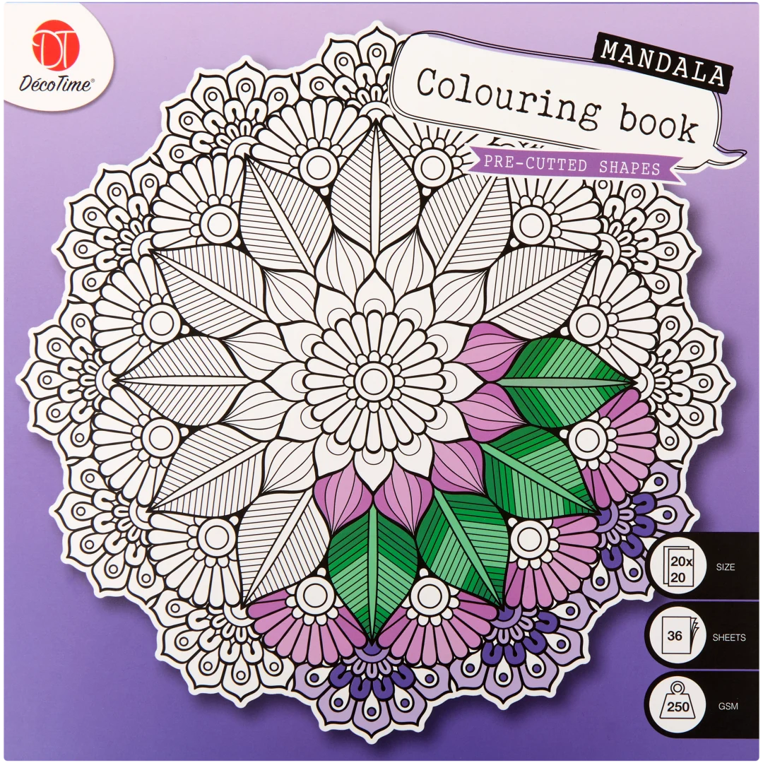 Libro da colorare Mandala DécoTime 4