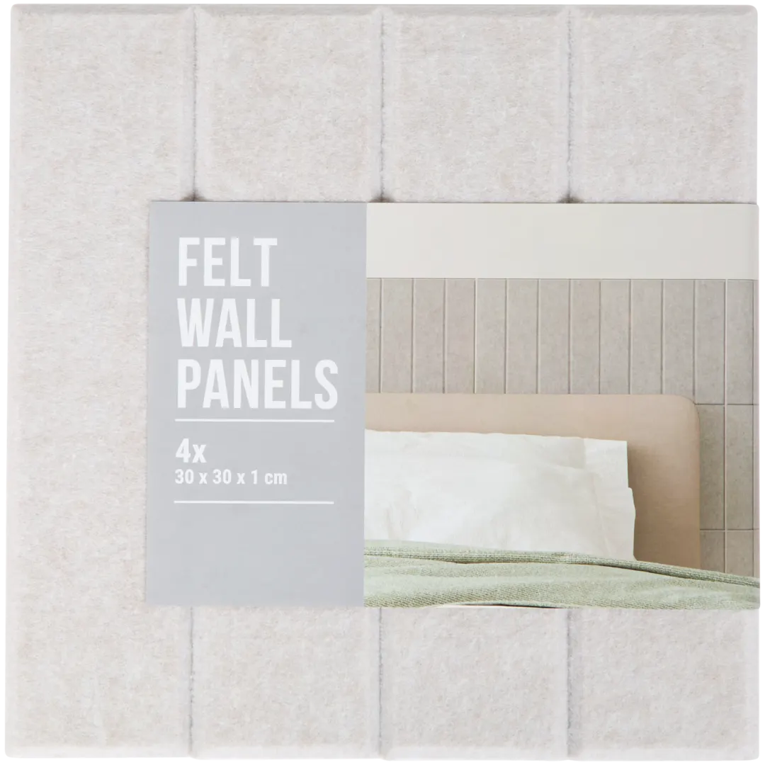 Wandpaneel van vilt