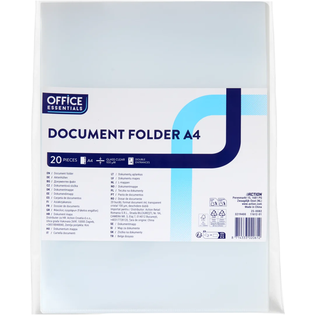 Office Essentials document mappen A4 2