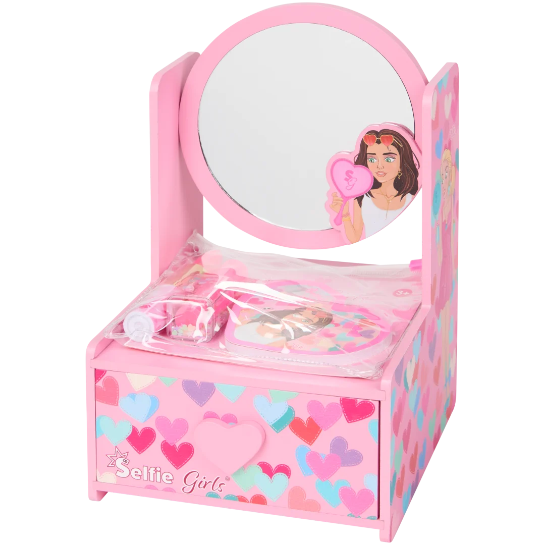 Toucador com acessórios Selfie Girls