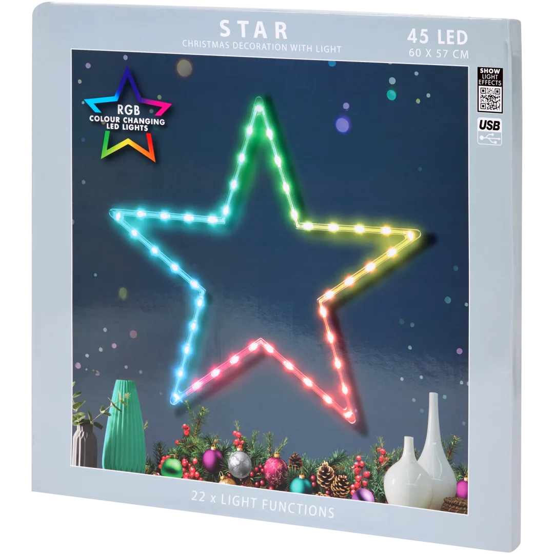 Wielokolorowa figurka LED 1