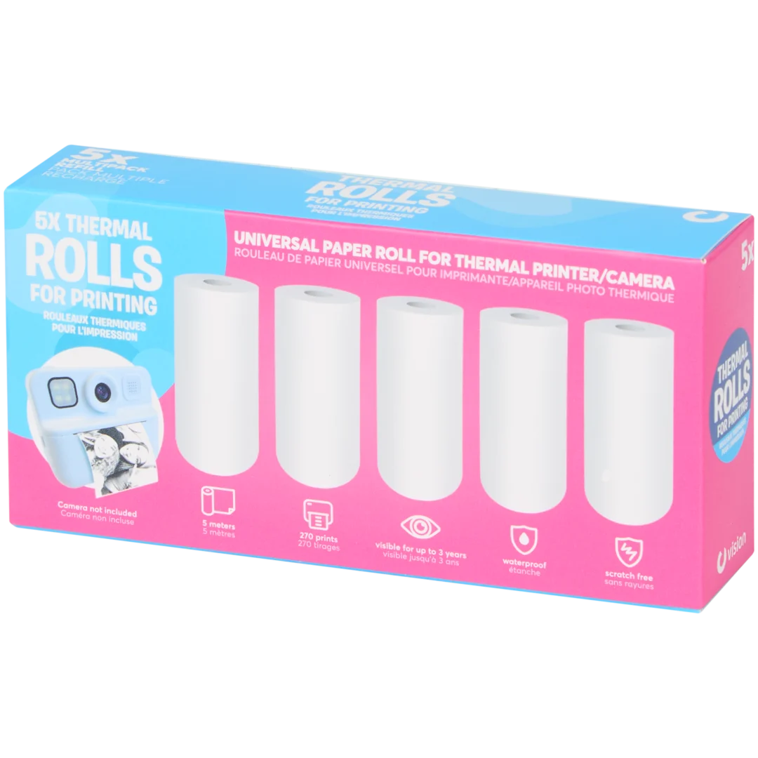 Rouleaux de papier à impression thermique Vision 1