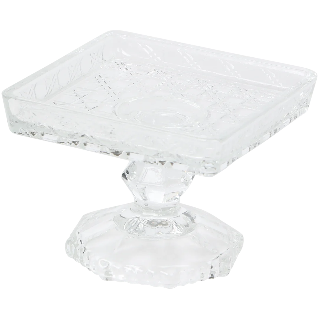 Bonbonnière en verre sur pied 3