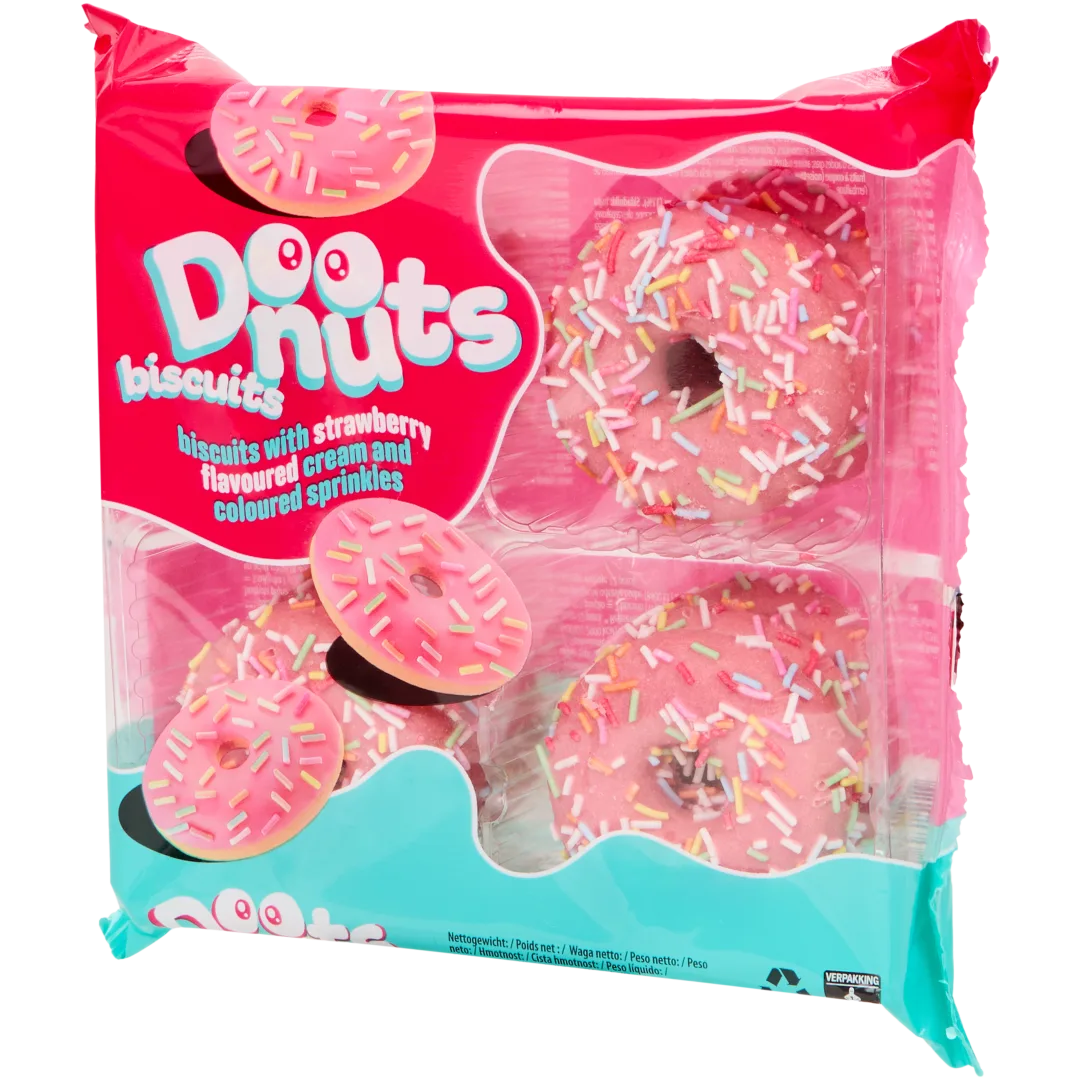 Donutkekse Erdbeere 1