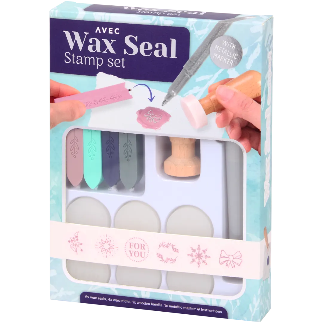 Zestaw do stempli woskowych Avec 3