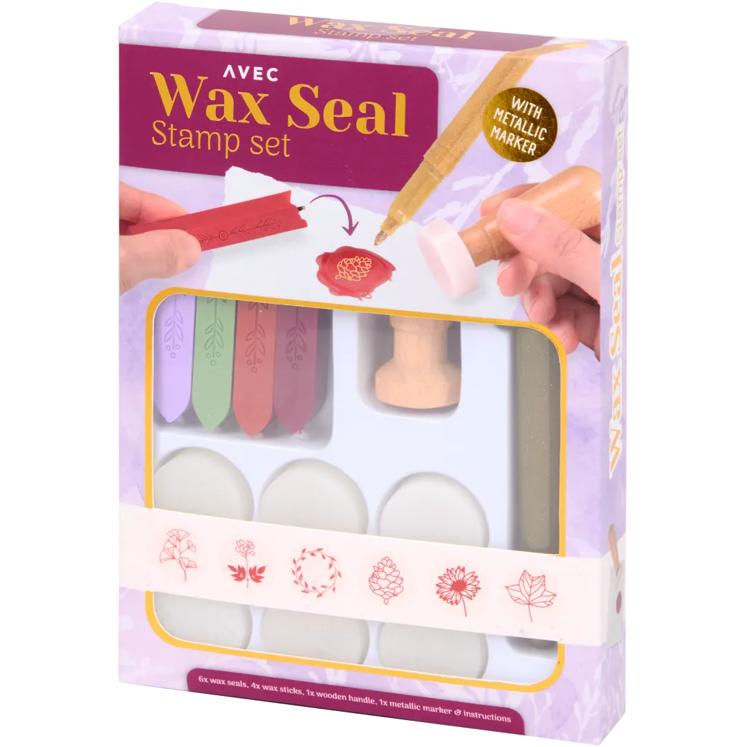 Zestaw do stempli woskowych Avec 4