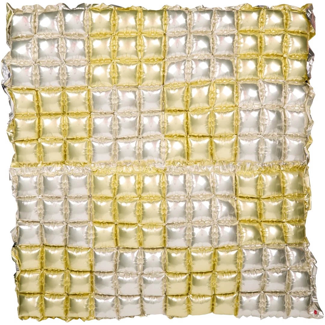 Balão de alumínio em forma de painel de pixéis