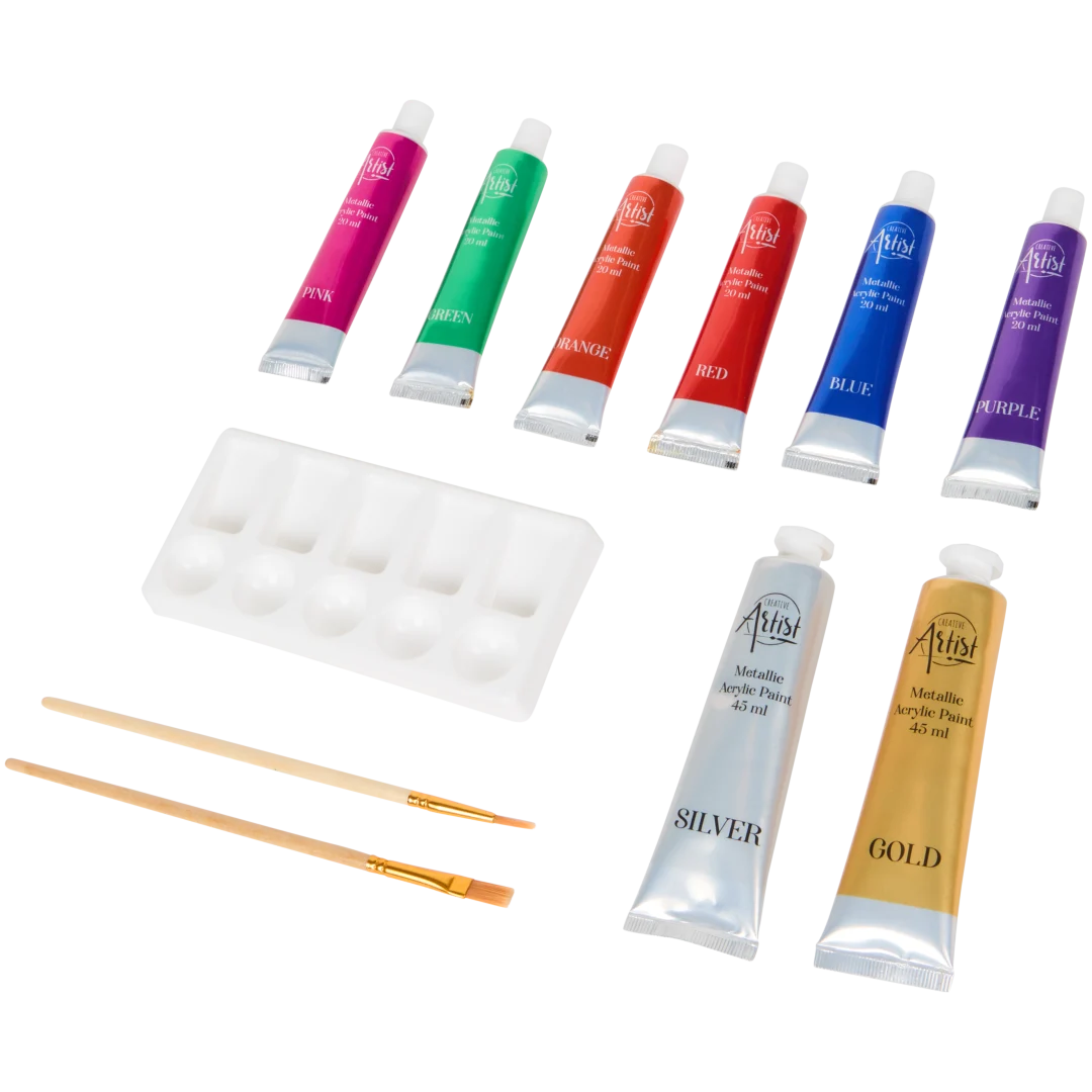 Set de peinture métallisée