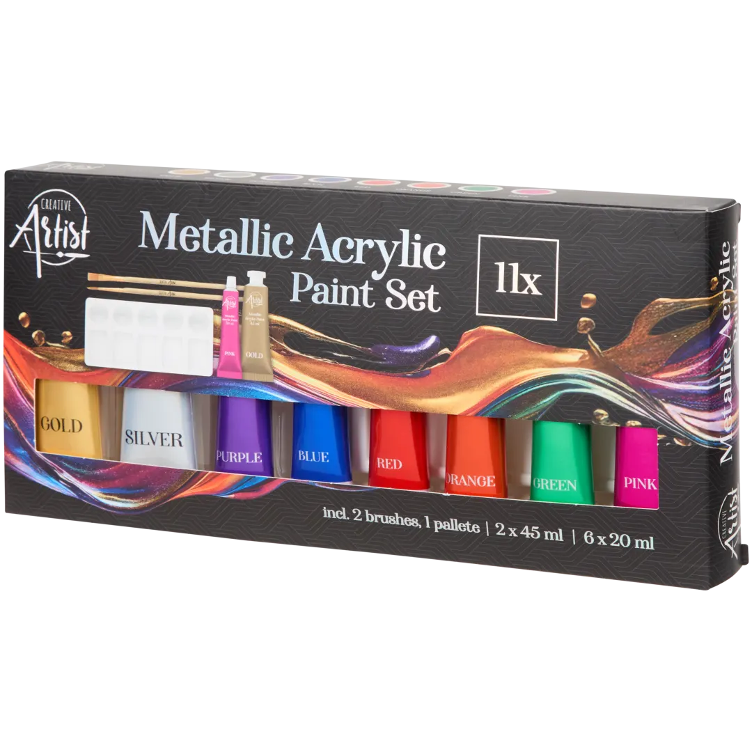 Set de peinture métallisée