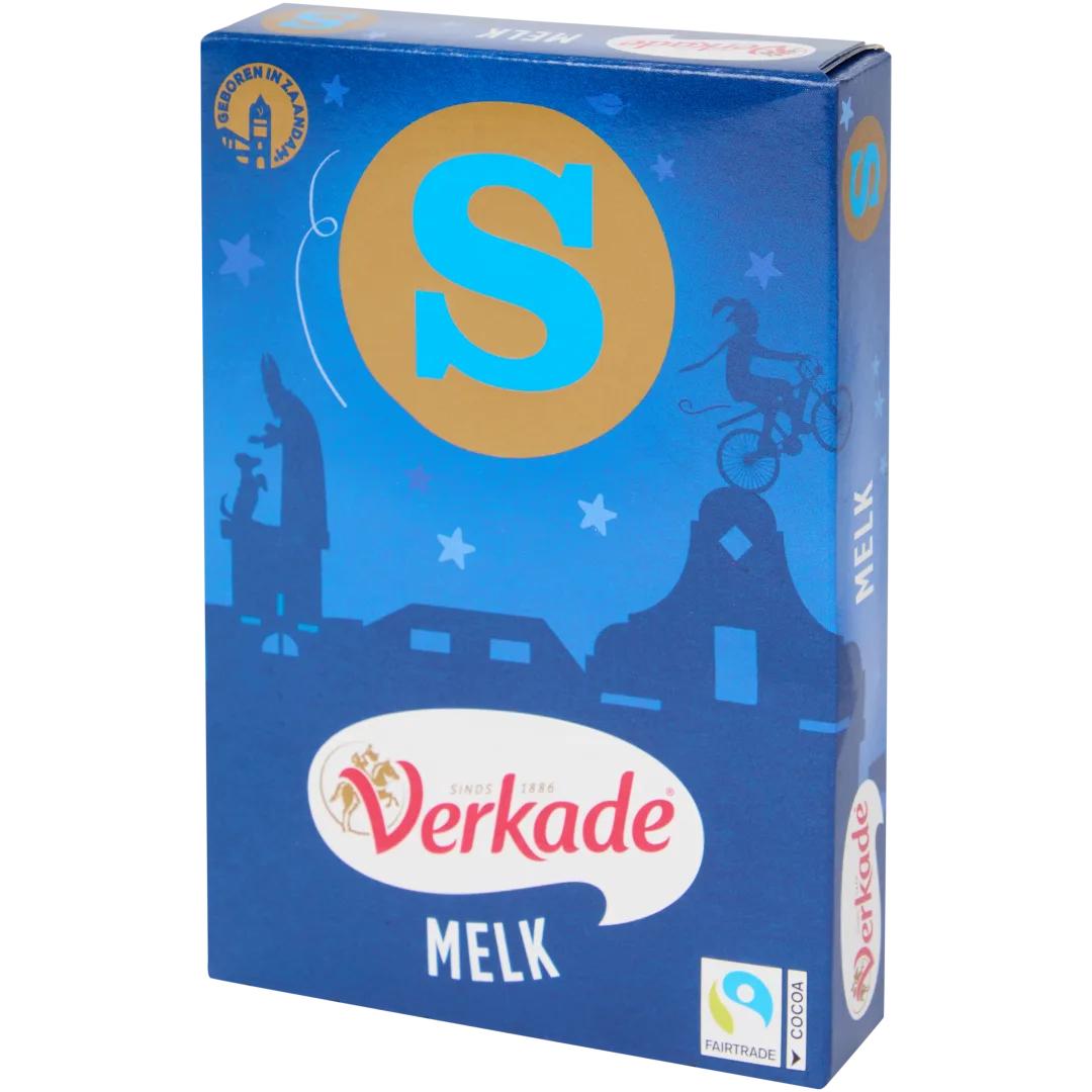 Verkade chocoladeletter Melk