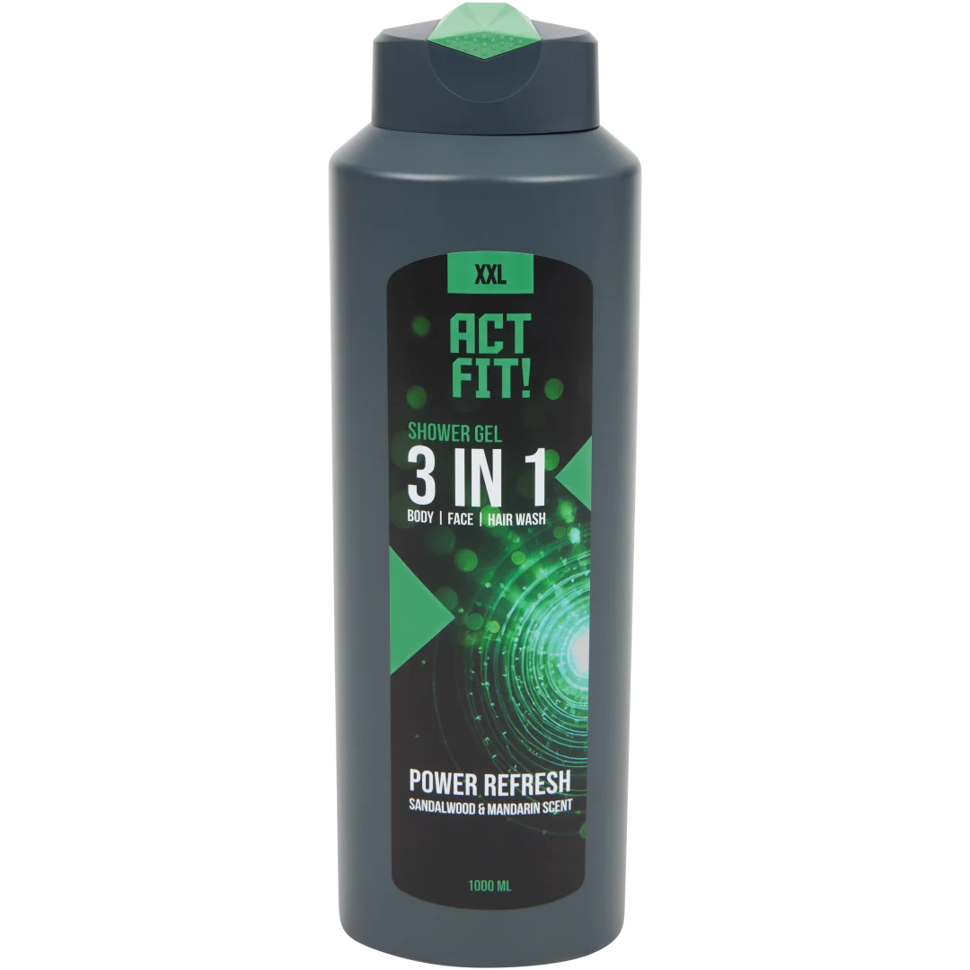 Żel pod prysznic 3 w 1 Actfit! 1