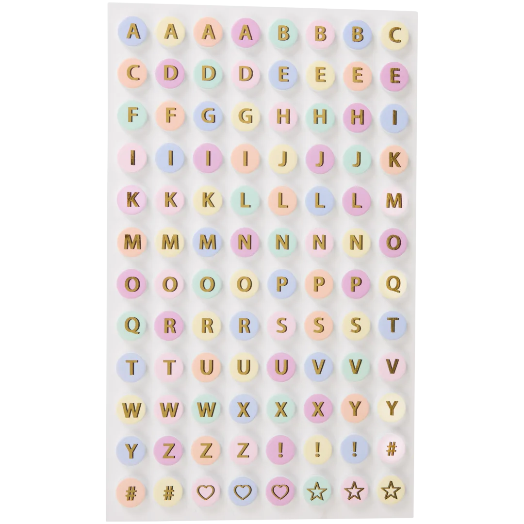 Autocolantes de letras Craft Universe