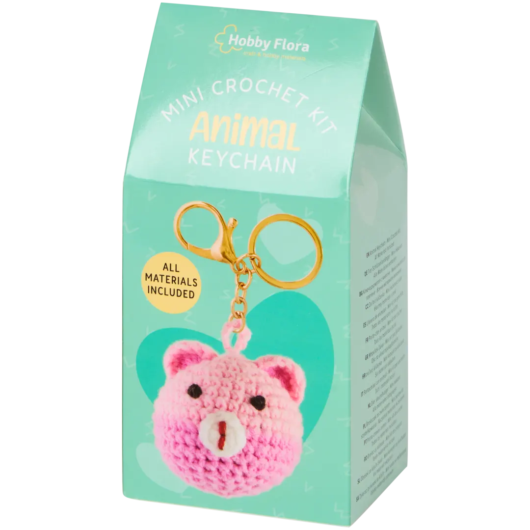 Kit crochet porte-clés Hobby Flora