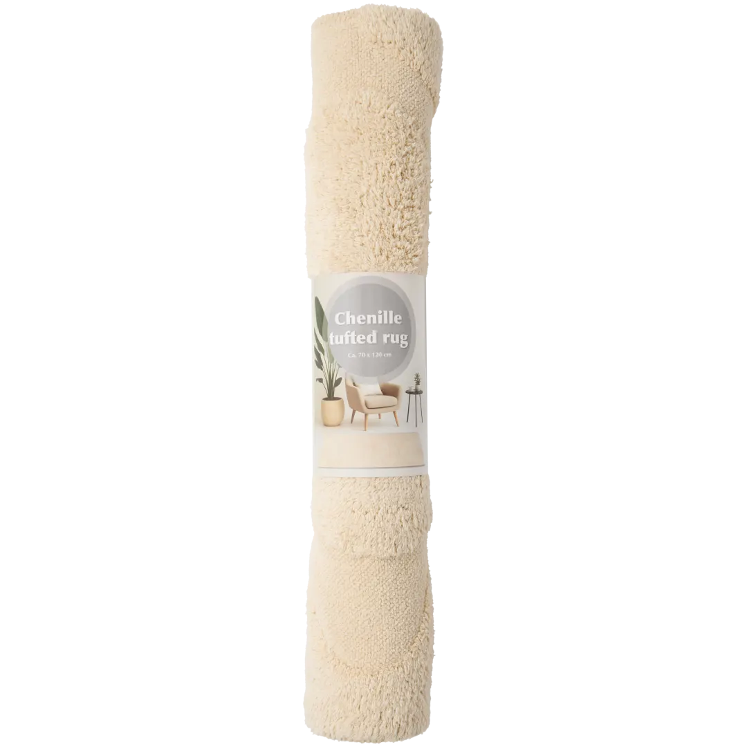 Tapis chenille tufté 6