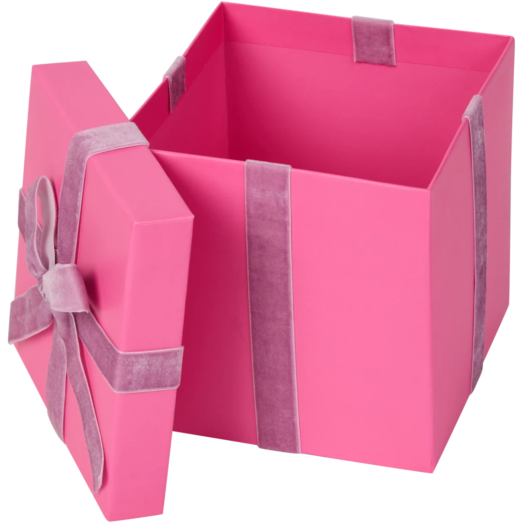 Scatola regalo con nastro